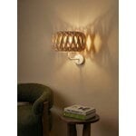 Pilke Lights Pilke Signature 25 varrellinen seinävalaisin, koivu, sisustuskuva