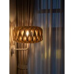 Pilke Lights Pilke Signature 25 varrellinen seinävalaisin, koivu, sisustuskuva