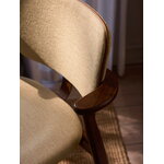 Artek Domus chair, stained walnut - Wow RE beige/pink - Prestige cognac, decoration image