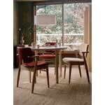 Artek Domus Stuhl, lackierte Eiche - Spectrum Terrakotta - Prestige Cognac, dekorationsbild