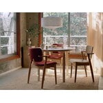 Artek Domus Stuhl, lackierte Eiche - Spectrum Terrakotta - Prestige Cognac, dekorationsbild