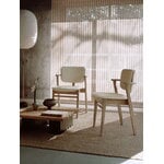 Artek Chaise Domus, noyer teinté - Spectrum mousse - Prestige café, image décorative