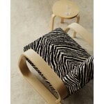 Artek Poltrona 400 "Tank" di Aalto, betulla - Zebra nero/bianco, vista 8