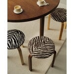 Artek Aalto stool 60, birch - Zebra black/white, view 2