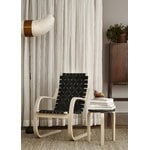 Artek Aalto armchair 406, birch - natural/black webbing