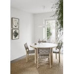 Artek Aalto table 91, birch - white