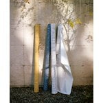 Artek Rivi puuvillakangas, 150 x 300 cm, sinapinkeltainen - valkoinen