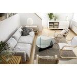 Artek Aalto armchair 402, birch - white Hallingdal 100