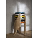 Artek Aalto stool 60, yellow - birch