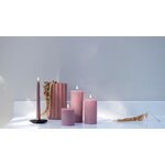 Uyuni Lighting LED taper candle, 2 pcs, dusty rose