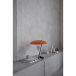 Astep Model 548 table lamp, dark burnished brass - orange