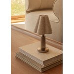 Audo Copenhagen Admiral Portable table lamp, chrome - linen, view 6