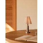 Audo Copenhagen Admiral Portable table lamp, chrome - linen, view 11