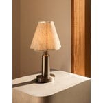 Audo Copenhagen Admiral Portable table lamp, chrome - linen, view 8