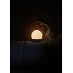 Audo Copenhagen Carrie portable table lamp, Anniv. Ed., IP44, steel, ivory - leather, decoration image
