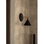 Audo Copenhagen Cast Sconce wall lamp with diffuser, IP44, black