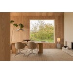 Audo Copenhagen Lampe de table Nonna, 49 cm, travertin sable - textile sable, image décorative