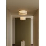 Audo Copenhagen Lampada a soffitto Hashira, lino grezzo, immagine decorativa