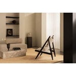 Audo Copenhagen Knitting Chair nojatuoli, musta tammi - Barnum Boucle 24, sisustuskuva