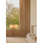Audo Copenhagen Lampe de table Nonna, 30 cm, travertin sable - textile sable, image décorative