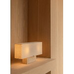 Audo Copenhagen Lampe de table Nonna, 30 cm, travertin sable - textile sable, image décorative