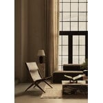 Audo Copenhagen Saxe lounge chair, brown oak - brown leather