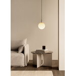 Audo Copenhagen TR Bulb riippuvalaisin, kiillotettu teräs - matta opaali, sisustuskuva