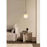 Audo Copenhagen TR Bulb riippuvalaisin, kiillotettu teräs - matta opaali, sisustuskuva