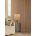 Audo Copenhagen Lampe de table Nonna, 49 cm, travertin sable - textile sable, image décorative