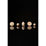 Aarikka Button magnets, 5 pcs, maple, view 4