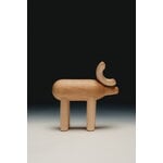 Aarikka Reindeer figurine, natural wood, view 3