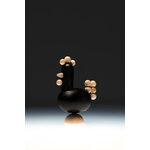 Aarikka Cockerel figurine, black - natural, decoration image