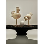 Aarikka Hen figurine, natural wood - brass, decoration image