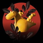 Aarikka Chinese Zodiac Dragon wooden sculpture, yellow, view 2
