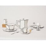 Serax Carte Blanche egg cups, 2 pcs, white - black, decoration image