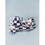 Serax Fête des Bêtes teapot, blue - white, decoration image