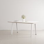 TIPTOE Tavolo New Modern 160 x 95 cm, laminato bianco - bianco
