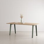 TIPTOE New Modern pöytä 190 x 95 cm, tammi - harmaanvihreä