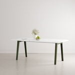 TIPTOE New Modern table 190 x 95 cm, recycled plastic - rosemary green, decoration image