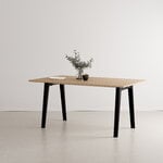 TIPTOE New Modern pöytä 160 x 95 cm, tammi - grafiitinmusta