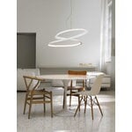 Nemo Lighting Lampada a sospensione Kepler Minor, luce diretta 2700K, bianco