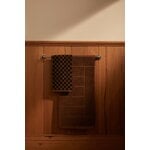 Baina Hand towel Josephine, 40 x 70 cm, tabac - noir, decoration image