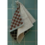 Baina Face cloth Quill, 30 x 30 cm, cement - rhus, decoration image