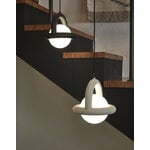 AGO Balloon pendant, dimmable, mud grey