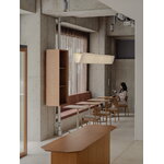 Karimoku Case A-DC03 ruokapöydän tuoli, lakattu tammi - beige Maple 0222, sisustuskuva