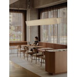 Karimoku Case A-DC03 ruokapöydän tuoli, lakattu tammi - beige Maple 0222, sisustuskuva
