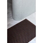 Baina Tapis de bain Beppu, 50 x 80 cm, tabac - noir