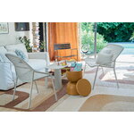 Fermob Croisette fauteuil bas, 4 pcs, gris argile, image décorative