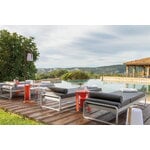 Fermob Bellevie Premium aurinkotuoli, acapulco blue - flannel grey