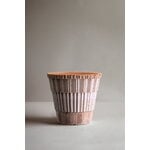 Bergs Potter Atlas Blumentopf mit Untersetzer, Raw Rosa, dekorationsbild